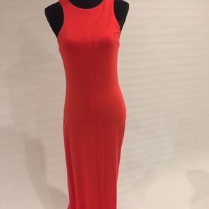 Red fitted dress by Tarte  size medium